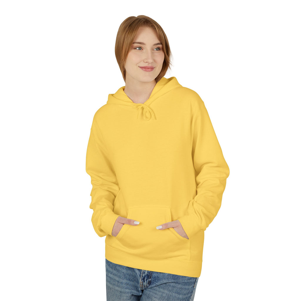 Low-Key Hoodie by Romelio – Minimalist Back Logo Fleece Pullover