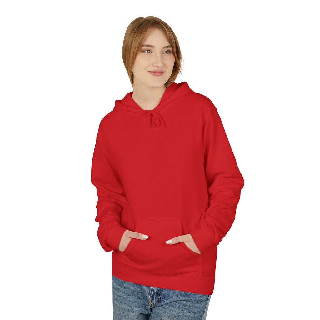 Low-Key Hoodie by Romelio – Minimalist Back Logo Fleece Pullover