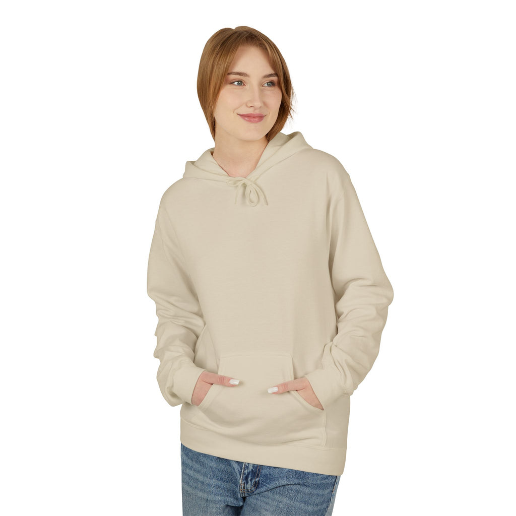 Low-Key Hoodie by Romelio – Minimalist Back Logo Fleece Pullover