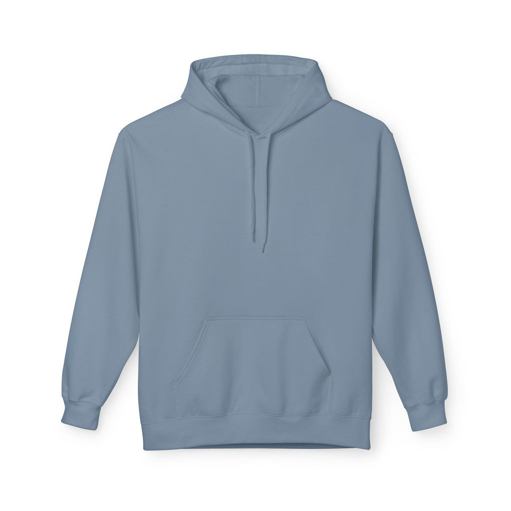 Low-Key Hoodie by Romelio – Minimalist Back Logo Fleece Pullover