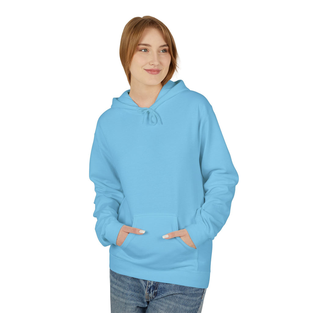 Low-Key Hoodie by Romelio – Minimalist Back Logo Fleece Pullover