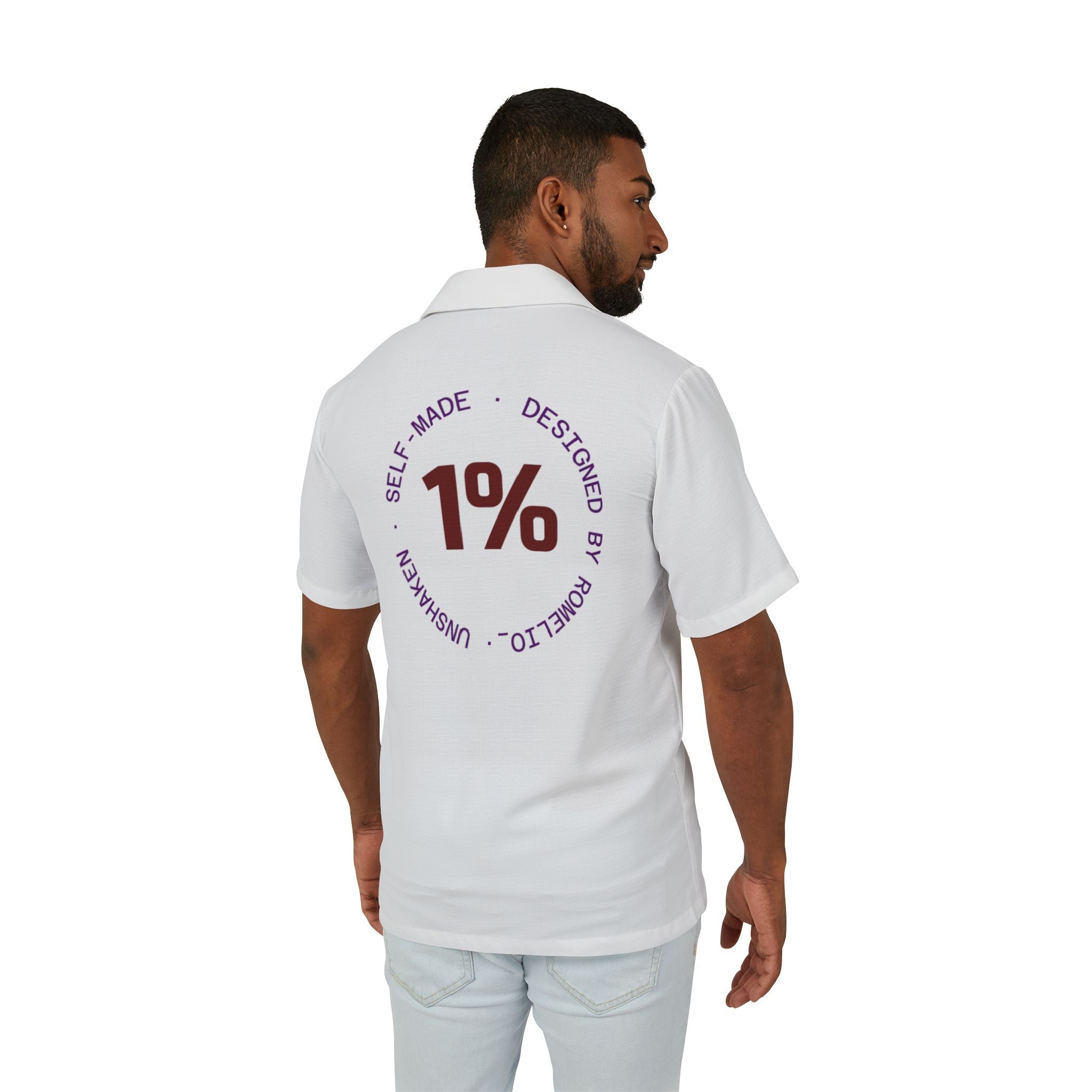 1% Made on Demand -Romelio | Men's Casual Button-Up