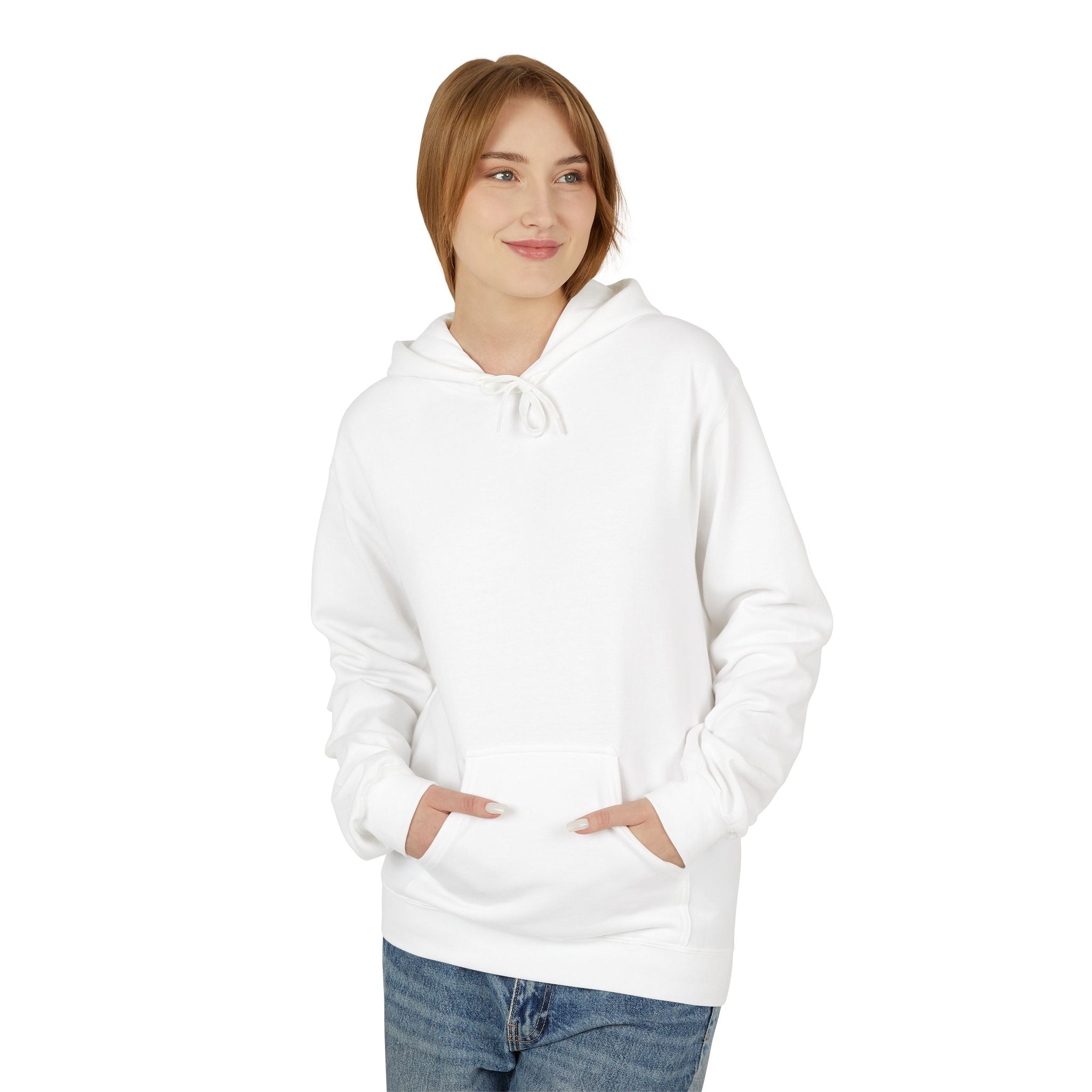 Low-Key Hoodie by Romelio – Minimalist Back Logo Fleece Pullover