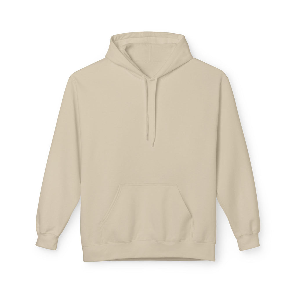 Low-Key Hoodie by Romelio – Minimalist Back Logo Fleece Pullover
